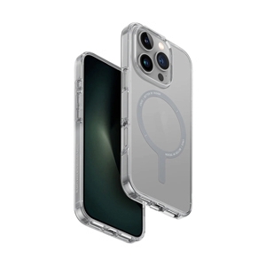 Case iPhone 16 Pro UNIQ Hybrid Magclick Charging Clario Lucent - Clear