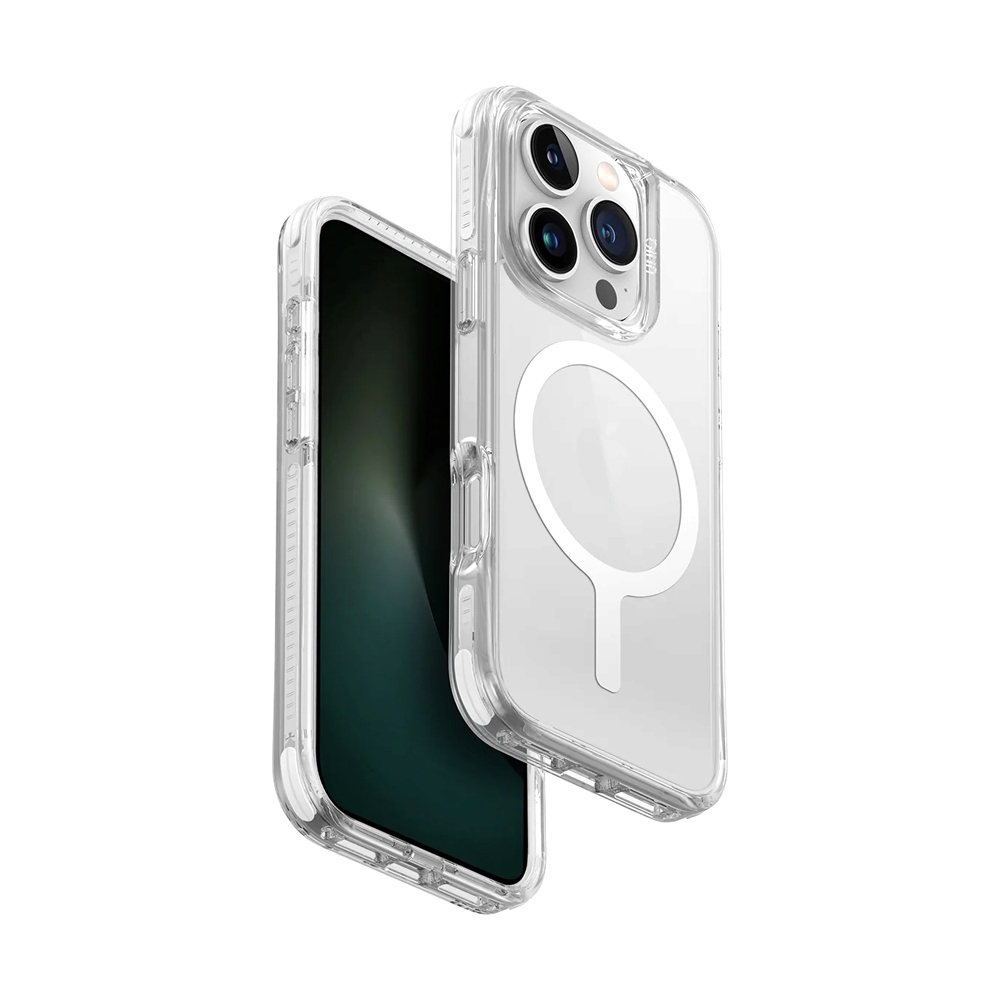 Case iPhone 16 Pro Max UNIQ Hybrid Magclick ComBat - White