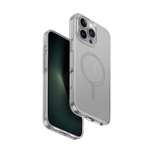 Case iPhone 16 Pro Max UNIQ Hybrid Magclick Charging Clario Lucent - Clear