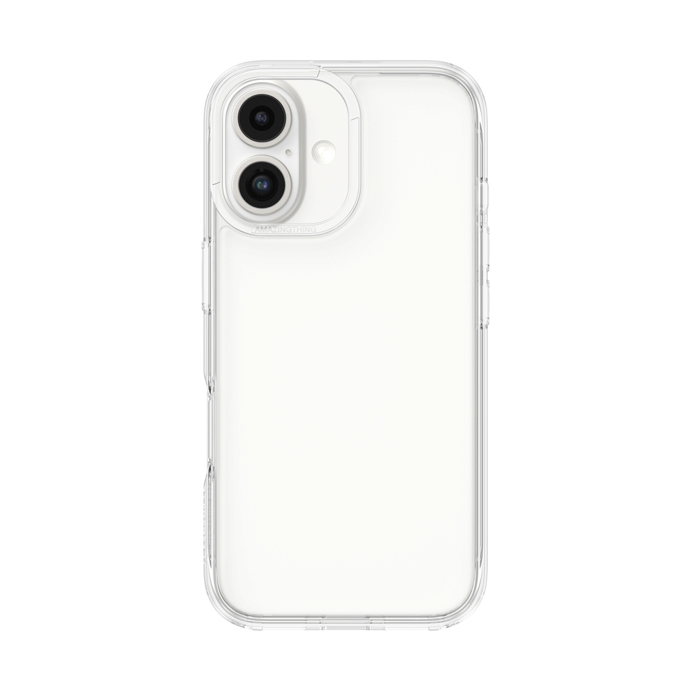 Case iPhone 16 AMAZINGthing Minimal Drop proof - Transparent