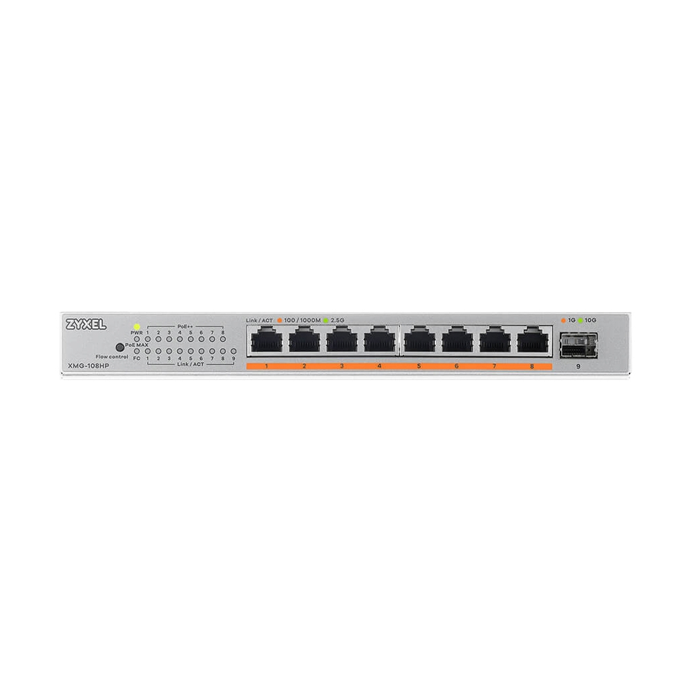 Gigabit Switching Hub ZYXEL (XMG-108HP) 8 Port (10)