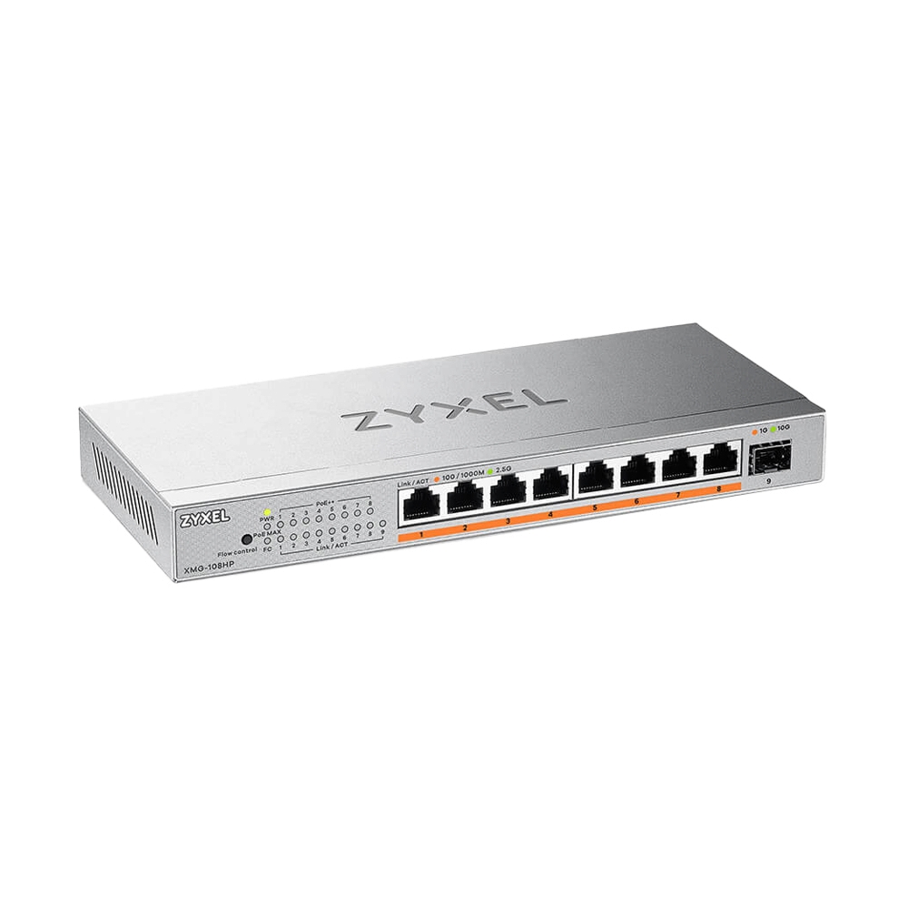 Gigabit Switching Hub ZYXEL (XMG-108HP) 8 Port (10)