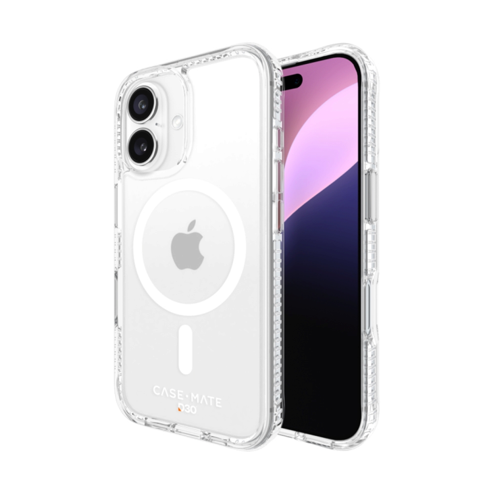 Case iPhone 16 Plus CASE-MATE Ultra Tough Plus D3O with Magsafe - Clear