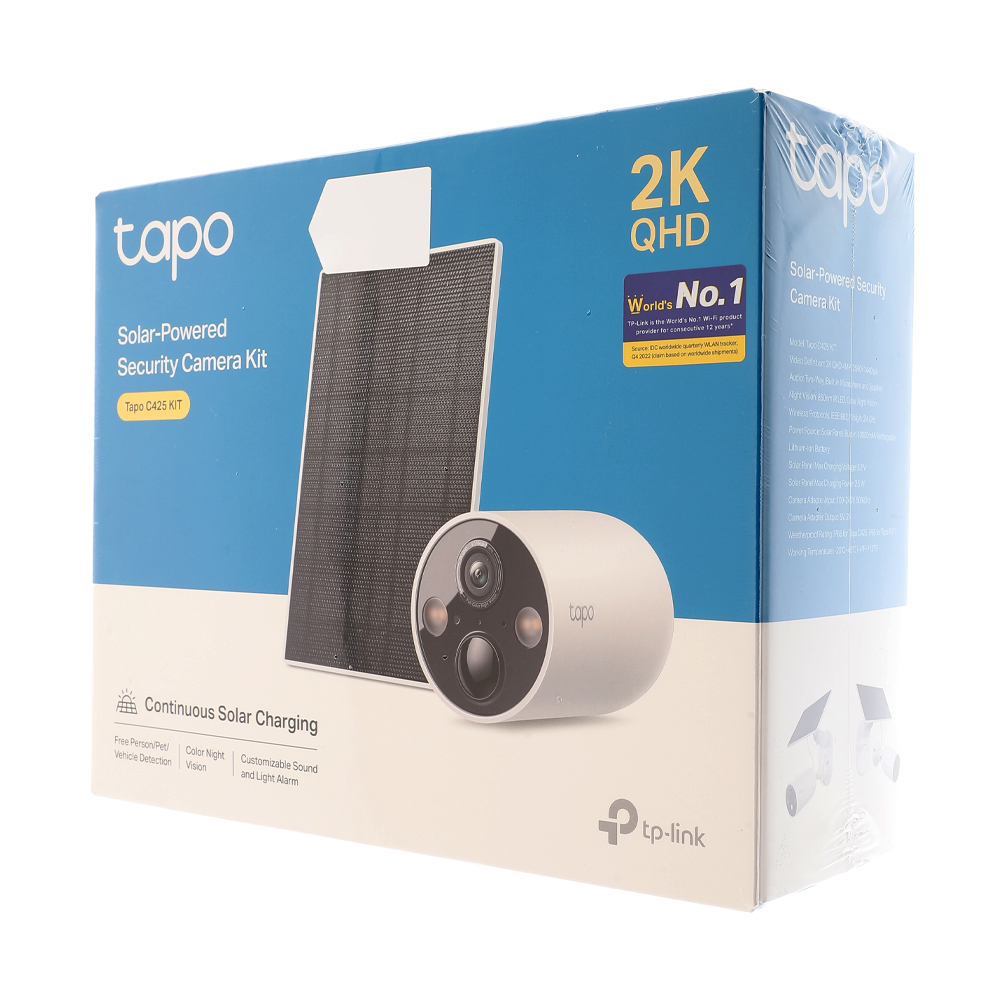 กล้องไร้สาย Smart Camera (4.0MP) TP-LINK TAPO C425+Solar Panel Outdoor