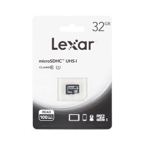 32GB Micro SD Card LEXAR SDHC C10 (100MB/s.)