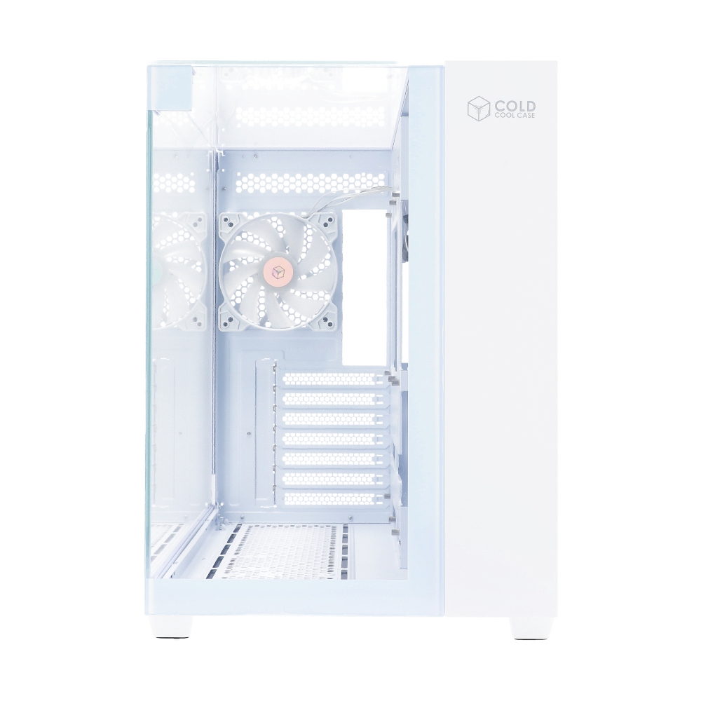 ATX CASE (NP) COLD COOL CASE C4 WHITE FAN*3