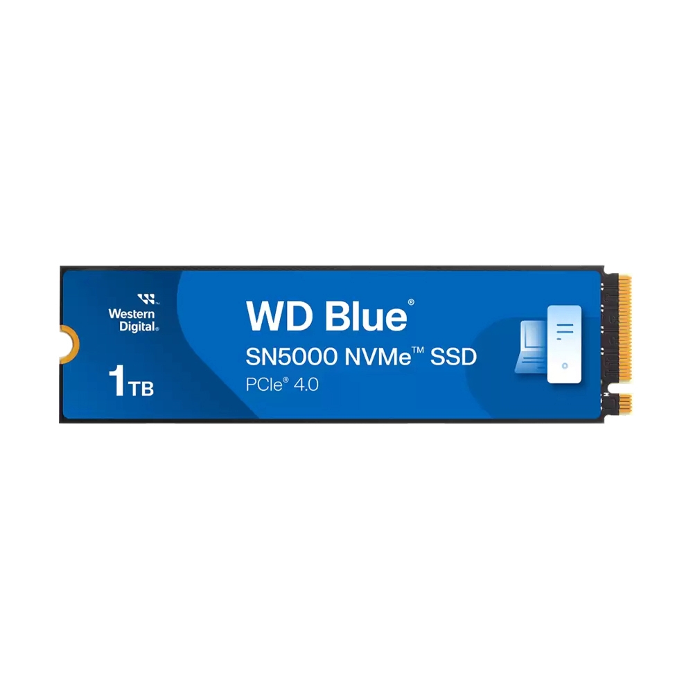 SSD M.2 PCIe (4.0) 1.TB (5Y) WD SN5000 BLUE (WDS100T4B0E)