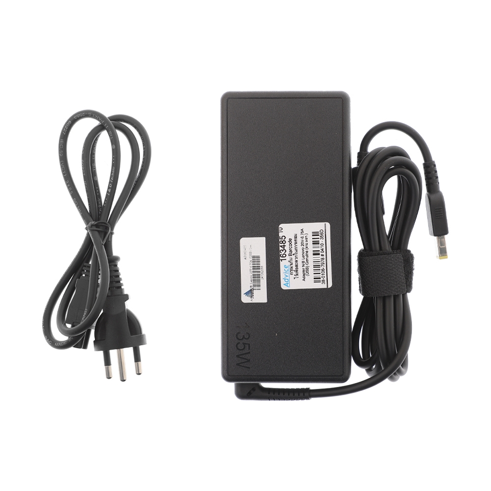Adapter N/B Lenovo 20V-6.75A (USB) Genuine (สาย มอก.)