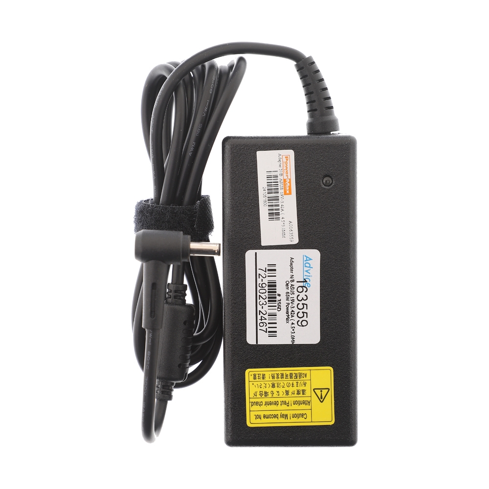 Adapter N/B ASUS 19V-3.42A (4.5*3.0mm) Oem 65W POWERMAX                         
