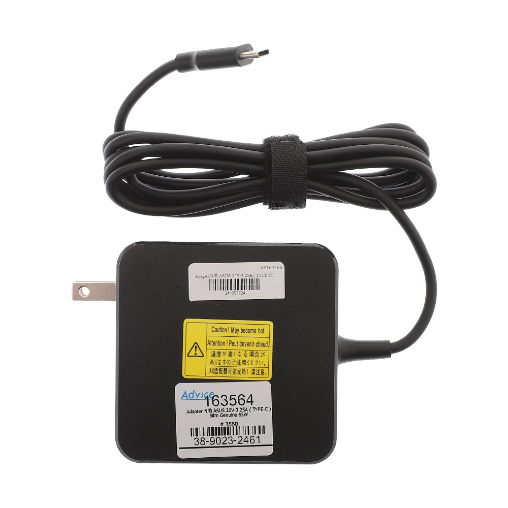 Adapter N/B ASUS 20V-3.25A ( TYPE-C ) Slim Genuine 65W