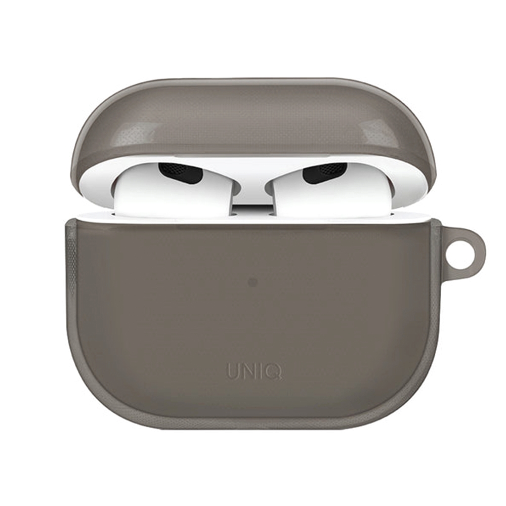 Case AirPods Pro1/2 UNIQ Glase Hang Case Glossy Smoke
