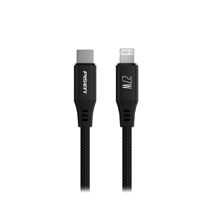 PISEN สายชาร์จ Type-C To Lightning 27W 1M Black (CL-FC12-1000)