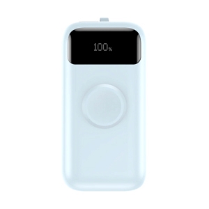POWER BANK 10000 mAh PISEN (22.5W,TP-D104) Blue + Magnetic Wireless Charger with iWatch