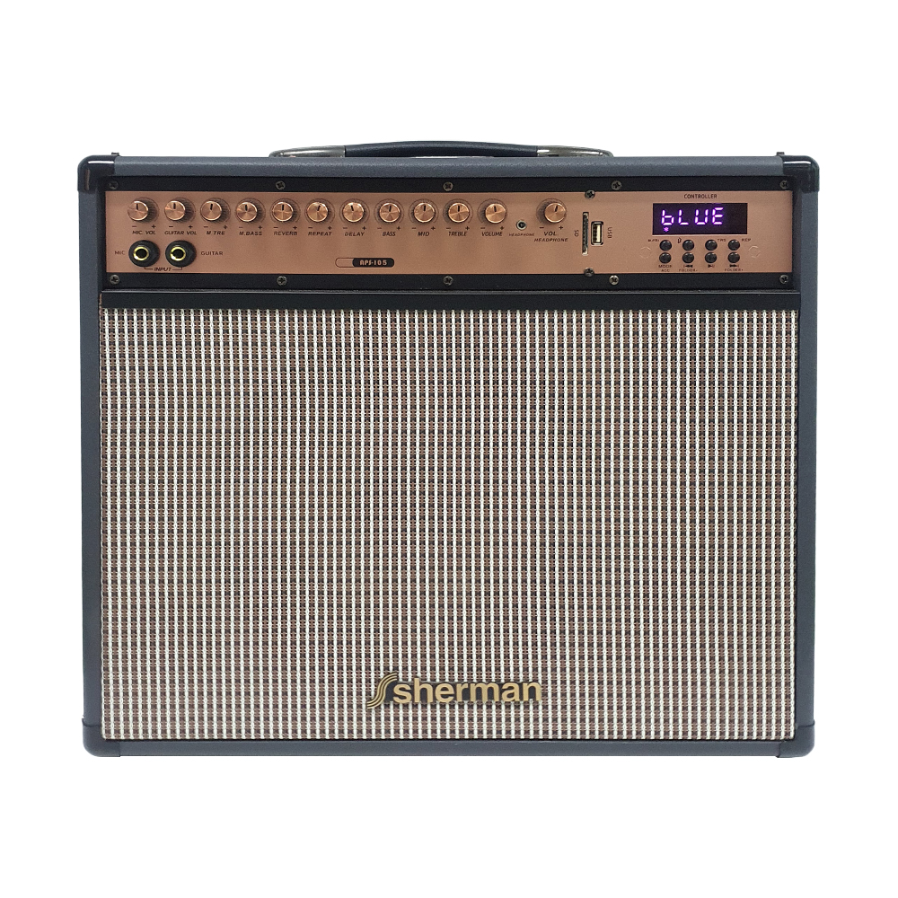 ลำโพง SHERMAN (APS-105) BLUETOOTH BLACK