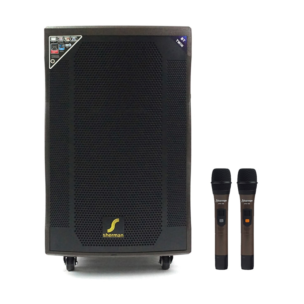 ตู้ช่วยสอน SHERMAN (APS-155) BLUETOOTH BLACK