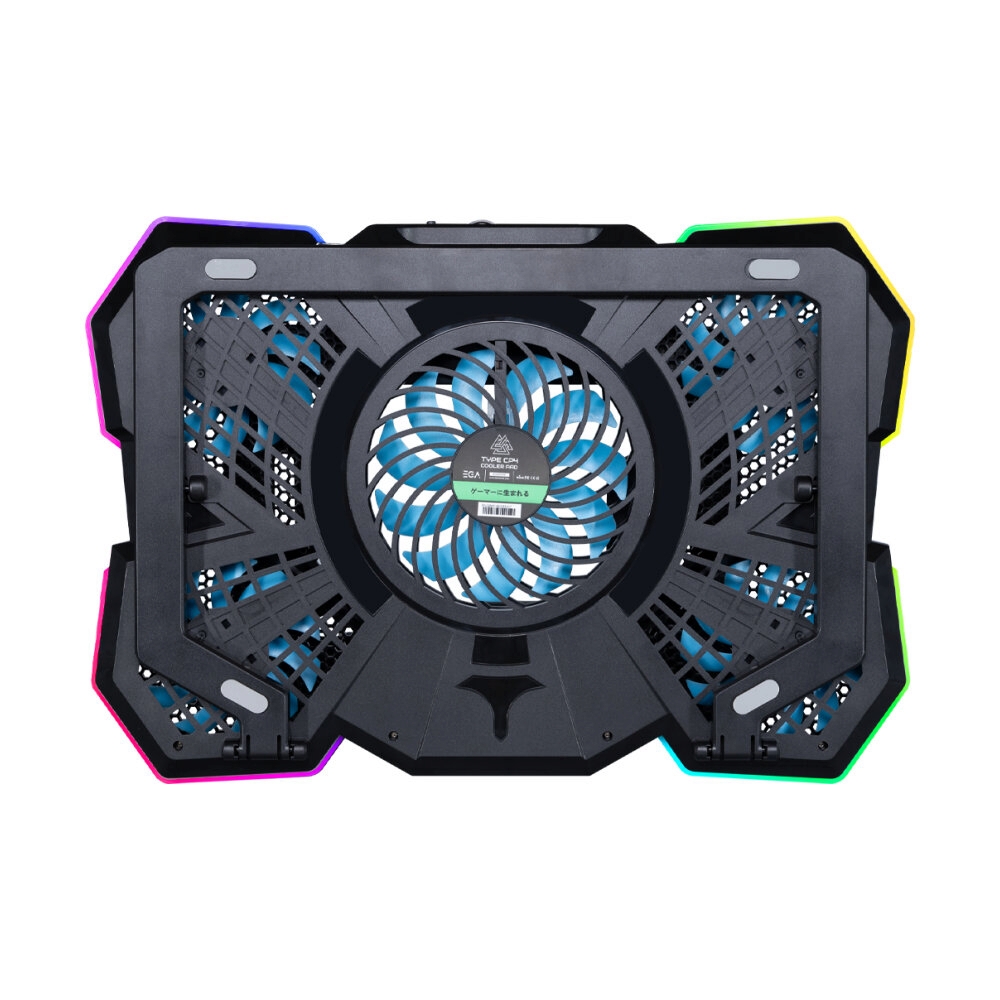Cooler Pad (5 Fan RGB) TYPE CP4 EGA Black                                       