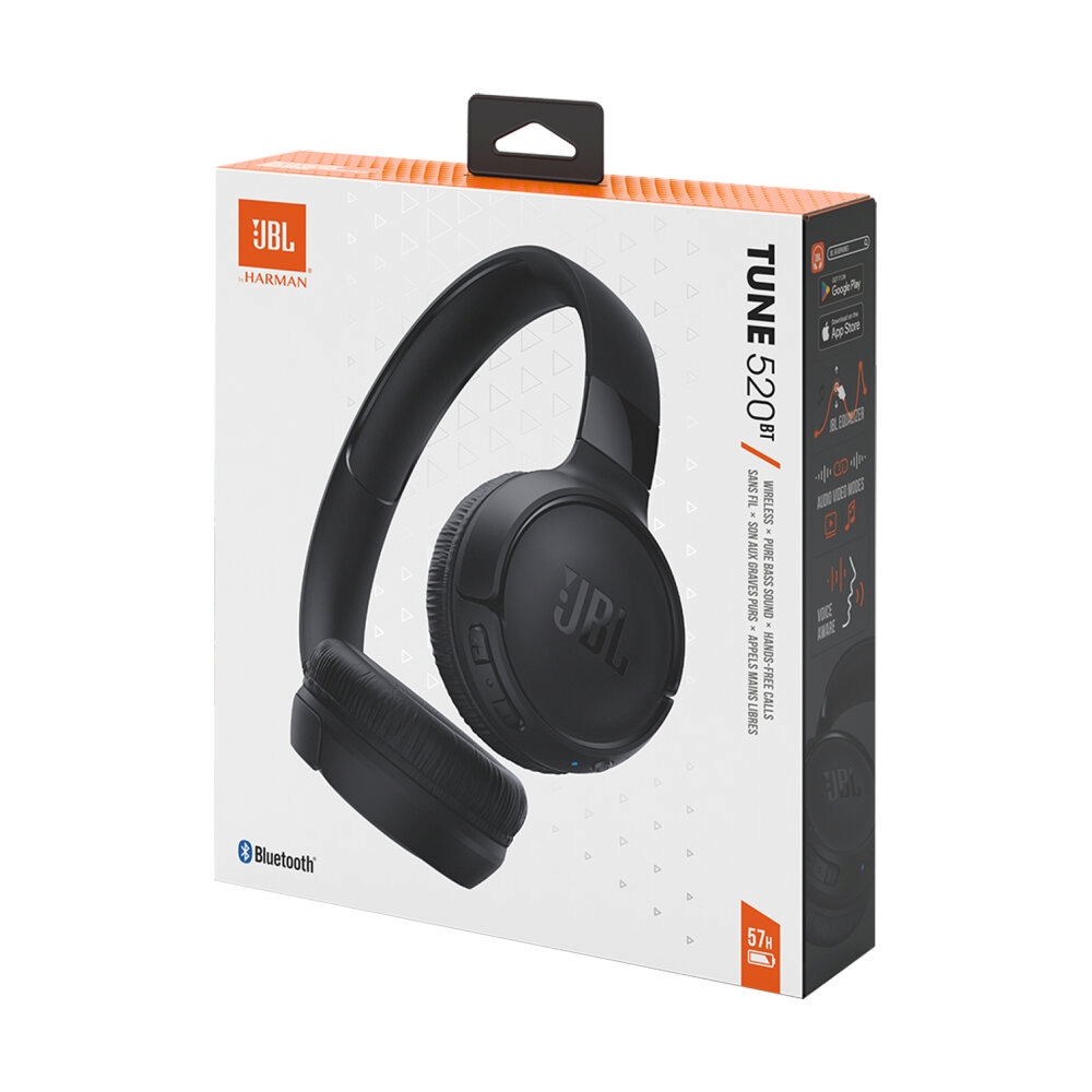 Wireless Headset JBL (T520-BT) Black