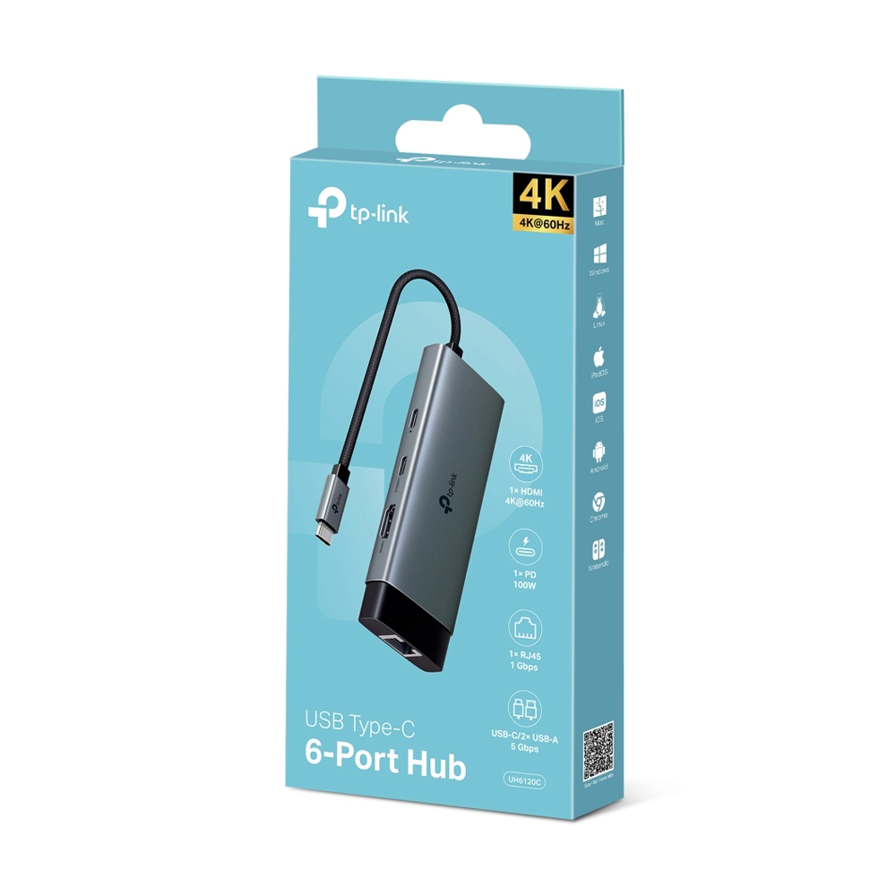 Converter Type-C 6 in 1 TP-LINK (UH6120C)