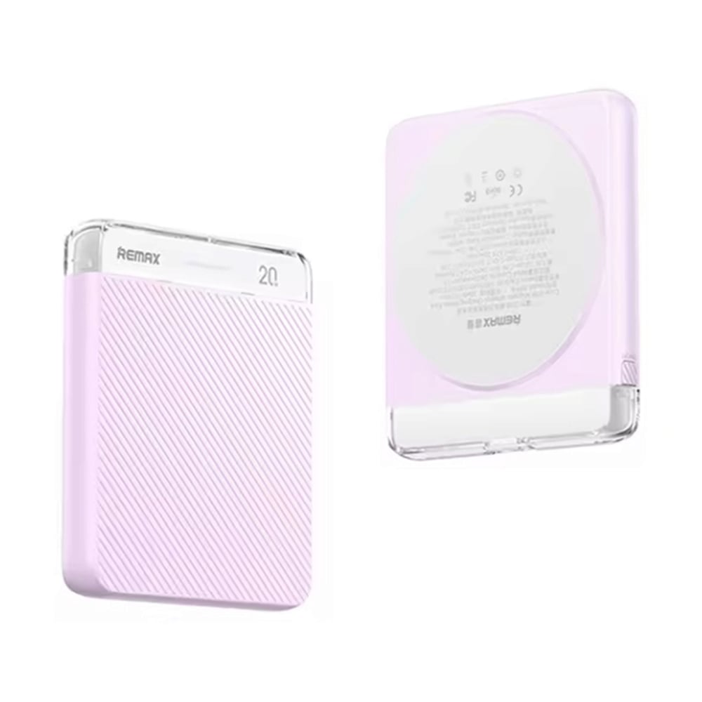 POWER BANK 5000 mAh REMAX (RPP-8) Wireless Magnatic Purple