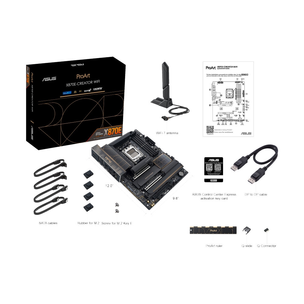MAINBOARD (AM5) ASUS PROART X870E-CREATOR WIFI (DDR5)