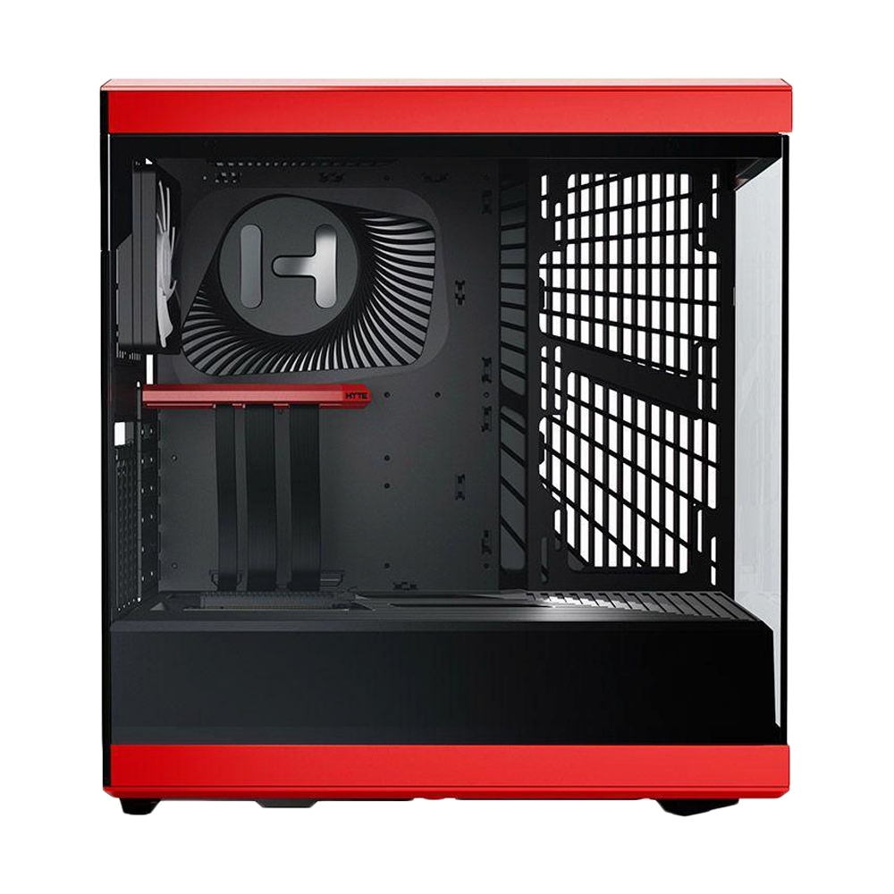 ATX CASE (NP) HYTE Y40 BLACK RED