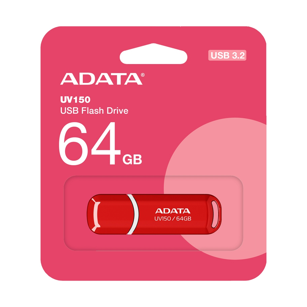 64GB Flash Drive ADATA (AUV150-64G-RRD) Red