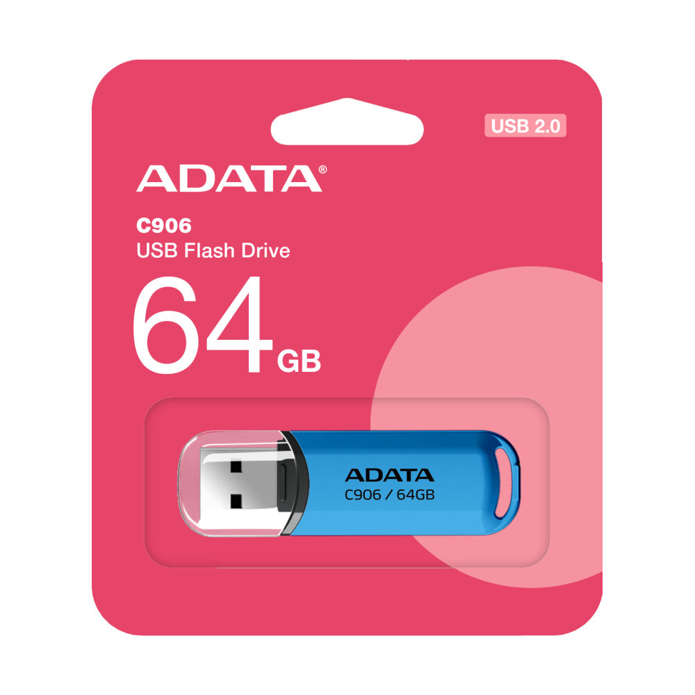 64GB Flash Drive ADATA (C906-64GB-RWB) Blue