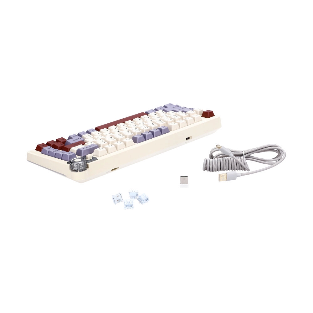 KEYBOARD WIRELESS BLUETOOTH AULA AU75 BEIGE (STAR SWITCH คีย์บอร์ด)