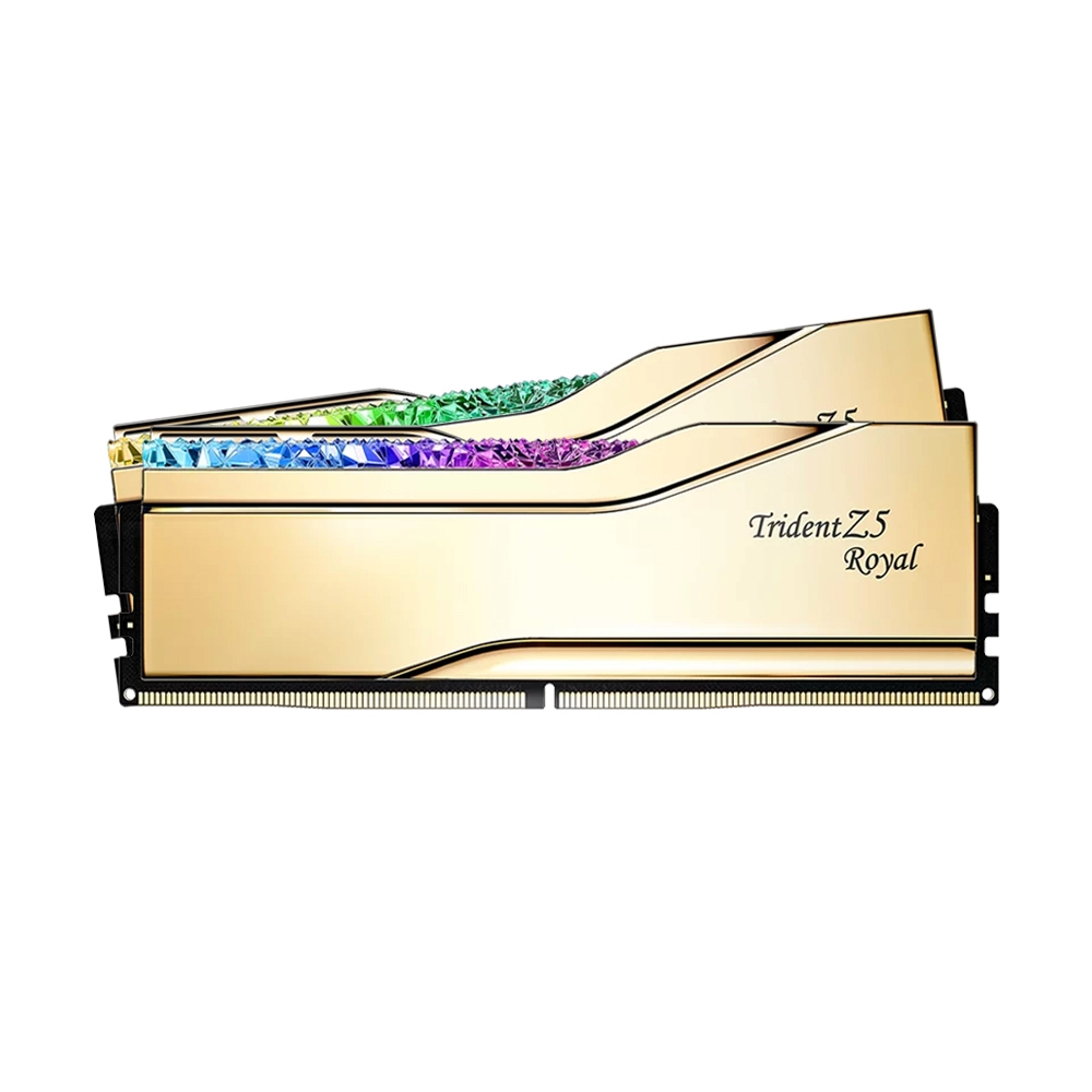 RAM DDR5(7200) 48GB (24GBX2) G.SKILL TRIDENT Z ROYAL GOLD (F5-7200J3646F24GX2-TR5G)