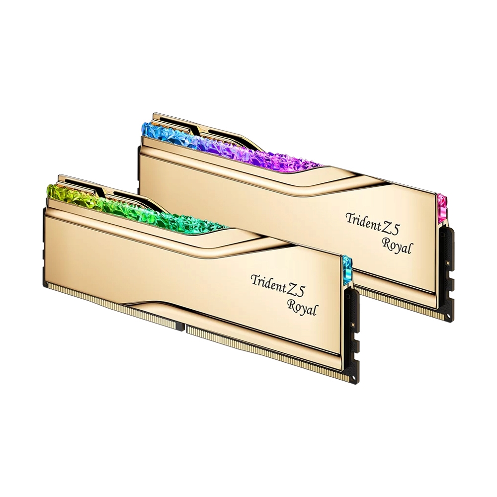 RAM DDR5(7200) 48GB (24GBX2) G.SKILL TRIDENT Z ROYAL GOLD (F5-7200J3646F24GX2-TR5G)