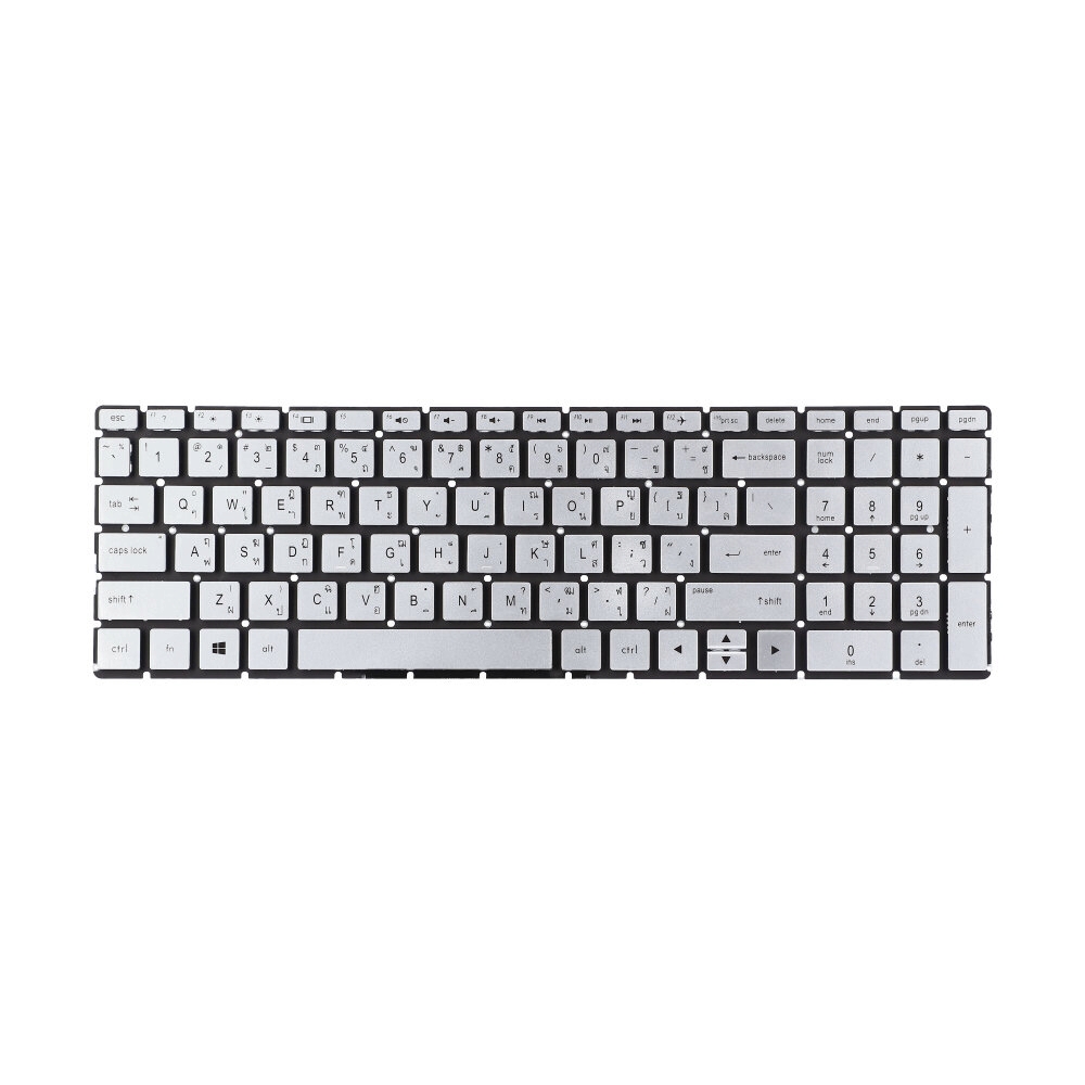 Keyboard HP Pavilion 15S-FQ/15-CB (Silver) PowerMax (สกรีนไทย-อังกฤษ) PowerMax