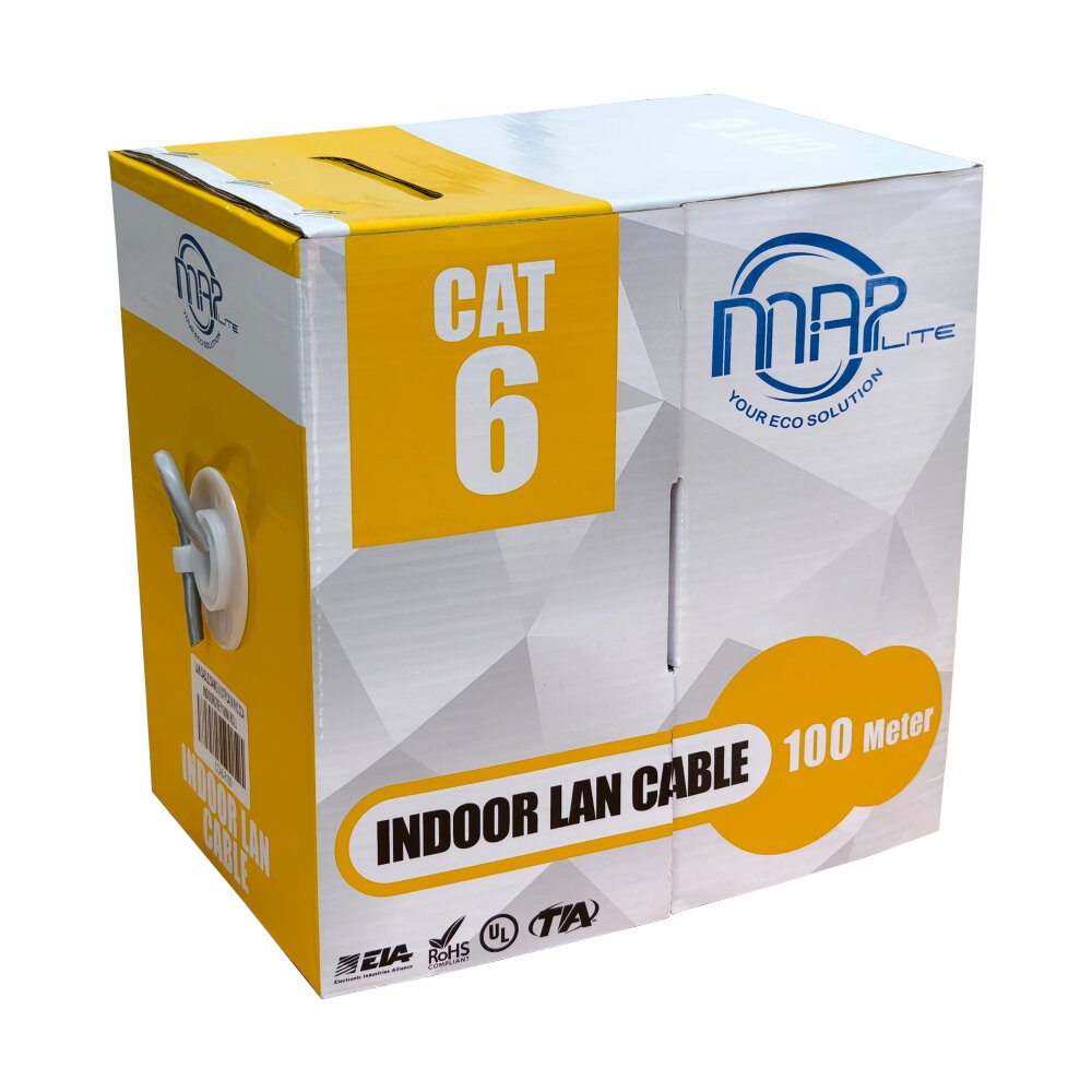 สายแลน CAT6 (100m/Box) MAP (CCA6-8100)
