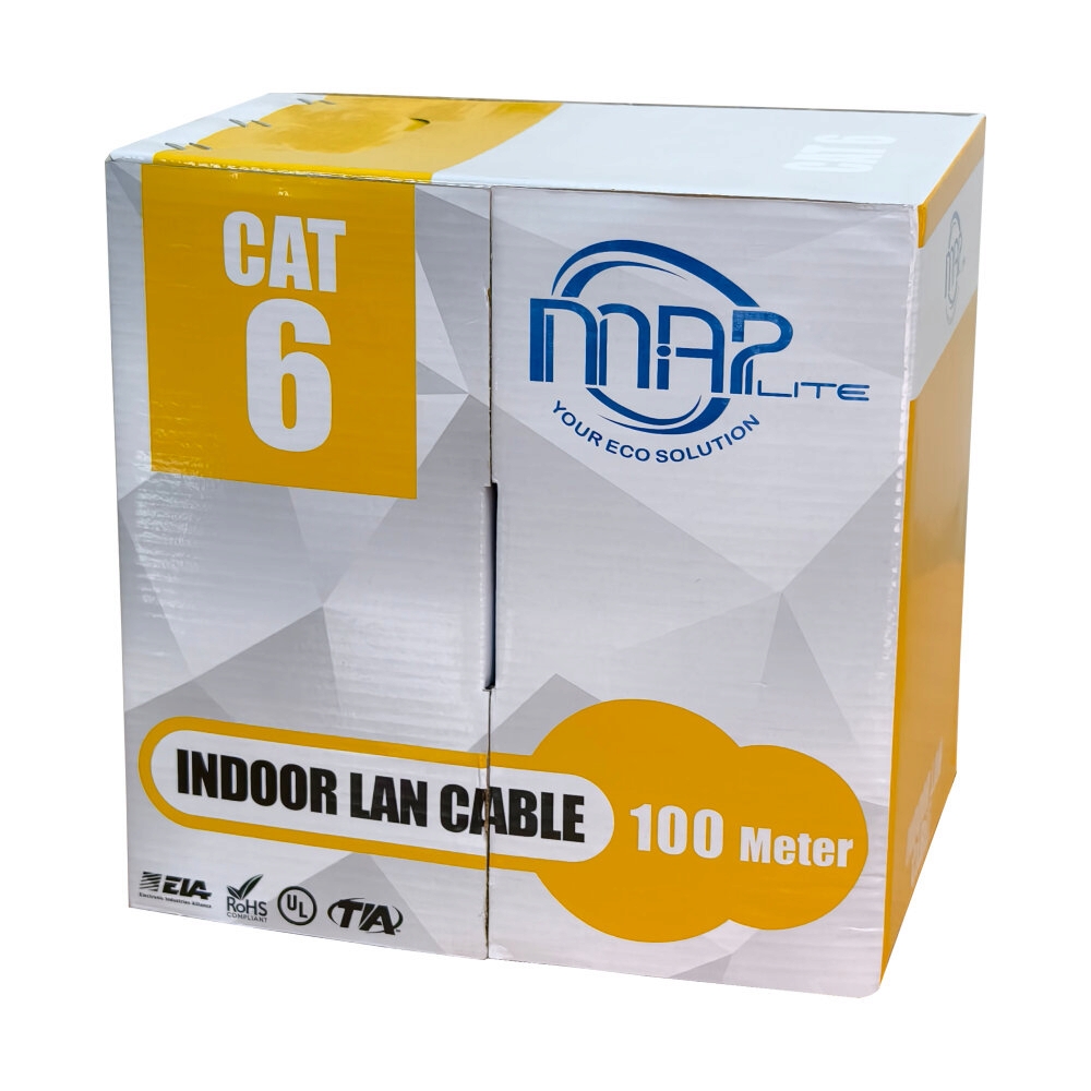 สายแลน CAT6 (100m/Box) MAP (CCA6-8100)