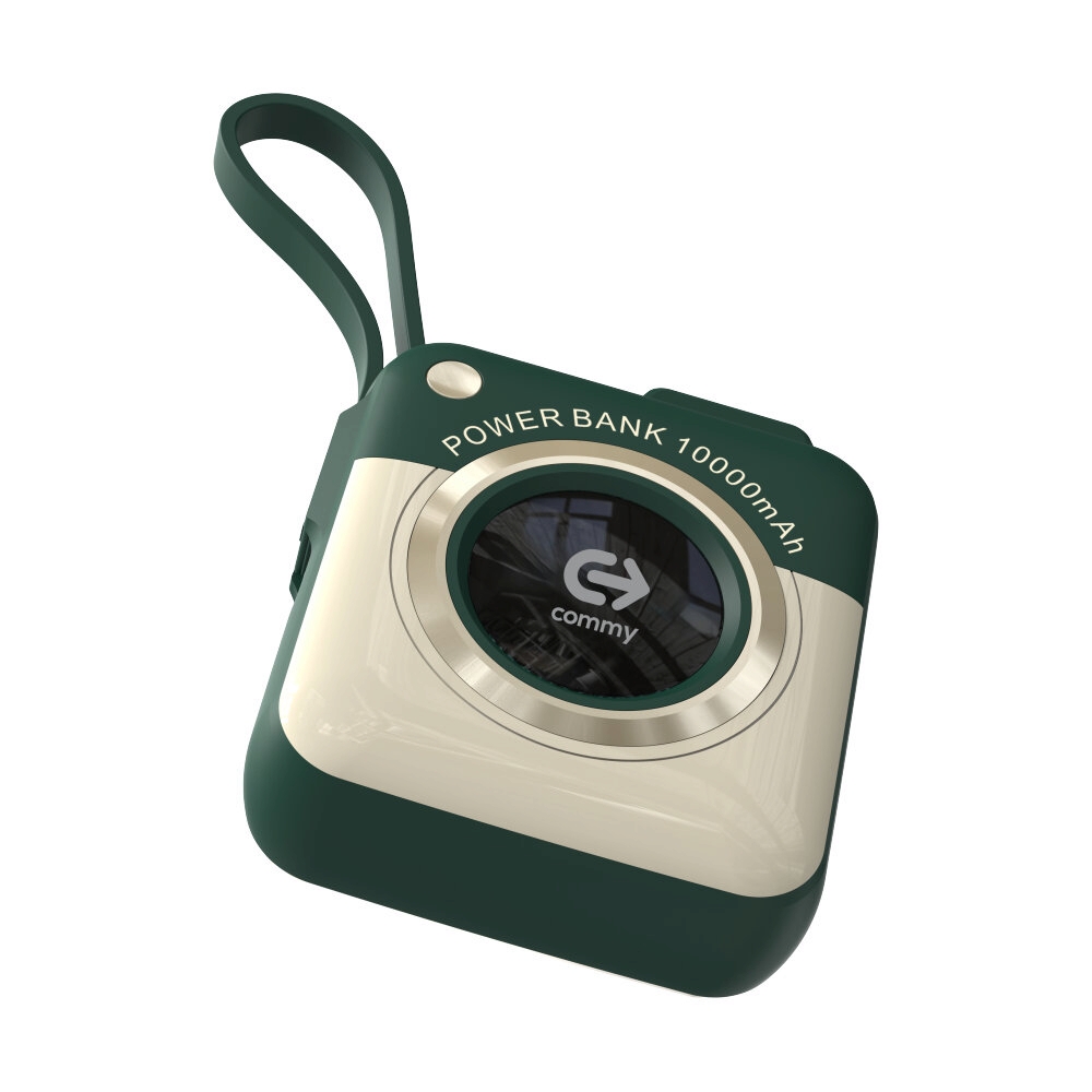 POWER BANK 10000 mAh COMMY (22.5W,P11) Green