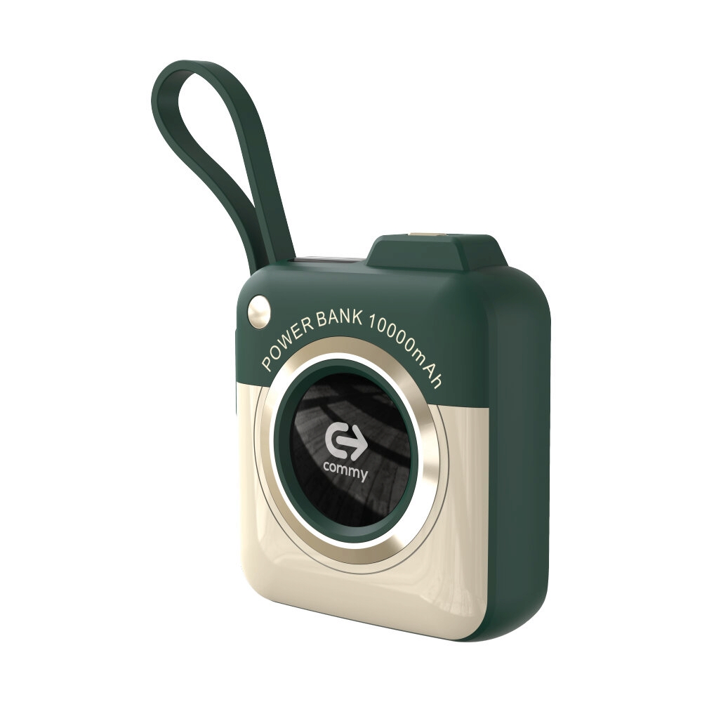POWER BANK 10000 mAh COMMY (22.5W,P11) Green