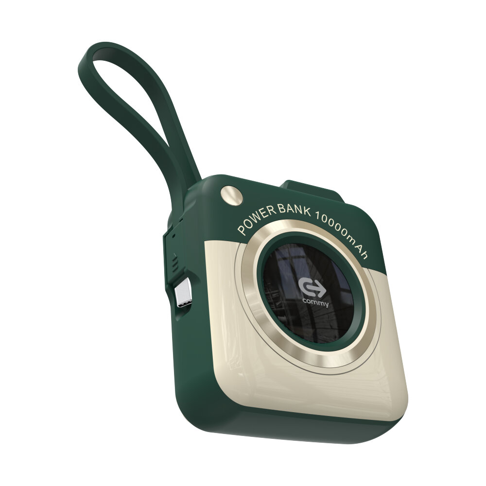 POWER BANK 10000 mAh COMMY (22.5W,P11) Green