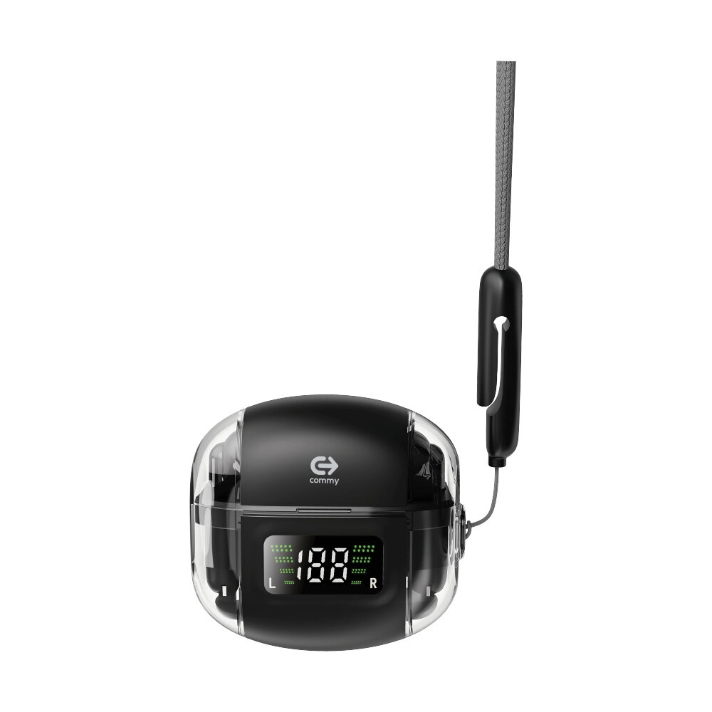 True Wireless COMMY (TWS 009) Black                                             