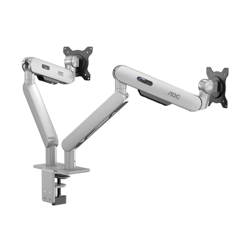 MONITOR ARM AOC ERGONOMIC DESIGN TWIN (AM420S) SILVER