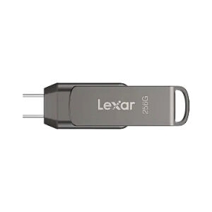 256GB Flash Drive LEXAR Dual Drive (D400) Type-C Grey