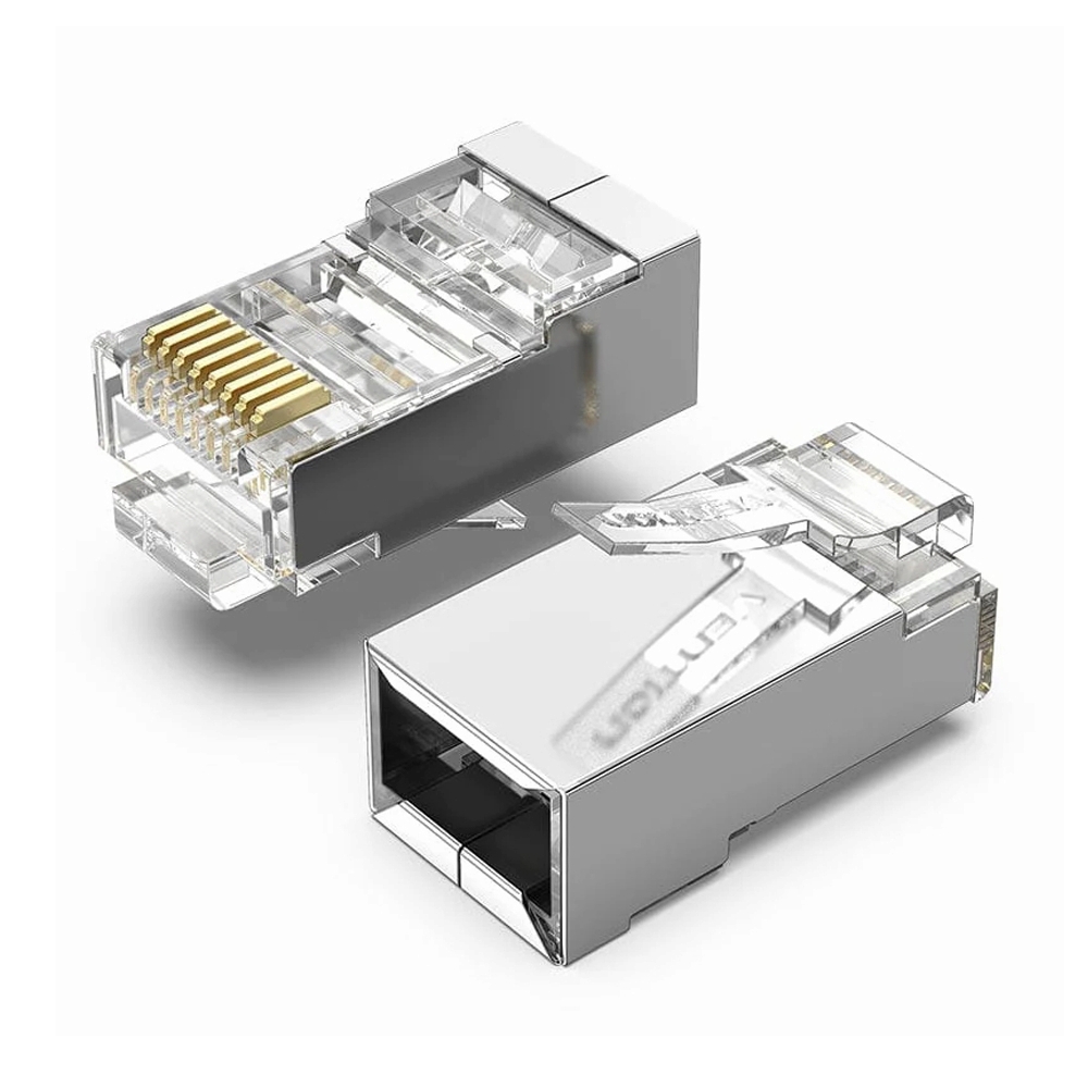 Plug RJ45 CAT6 FTP VENTION (IDCR0-50) (50/Pack)