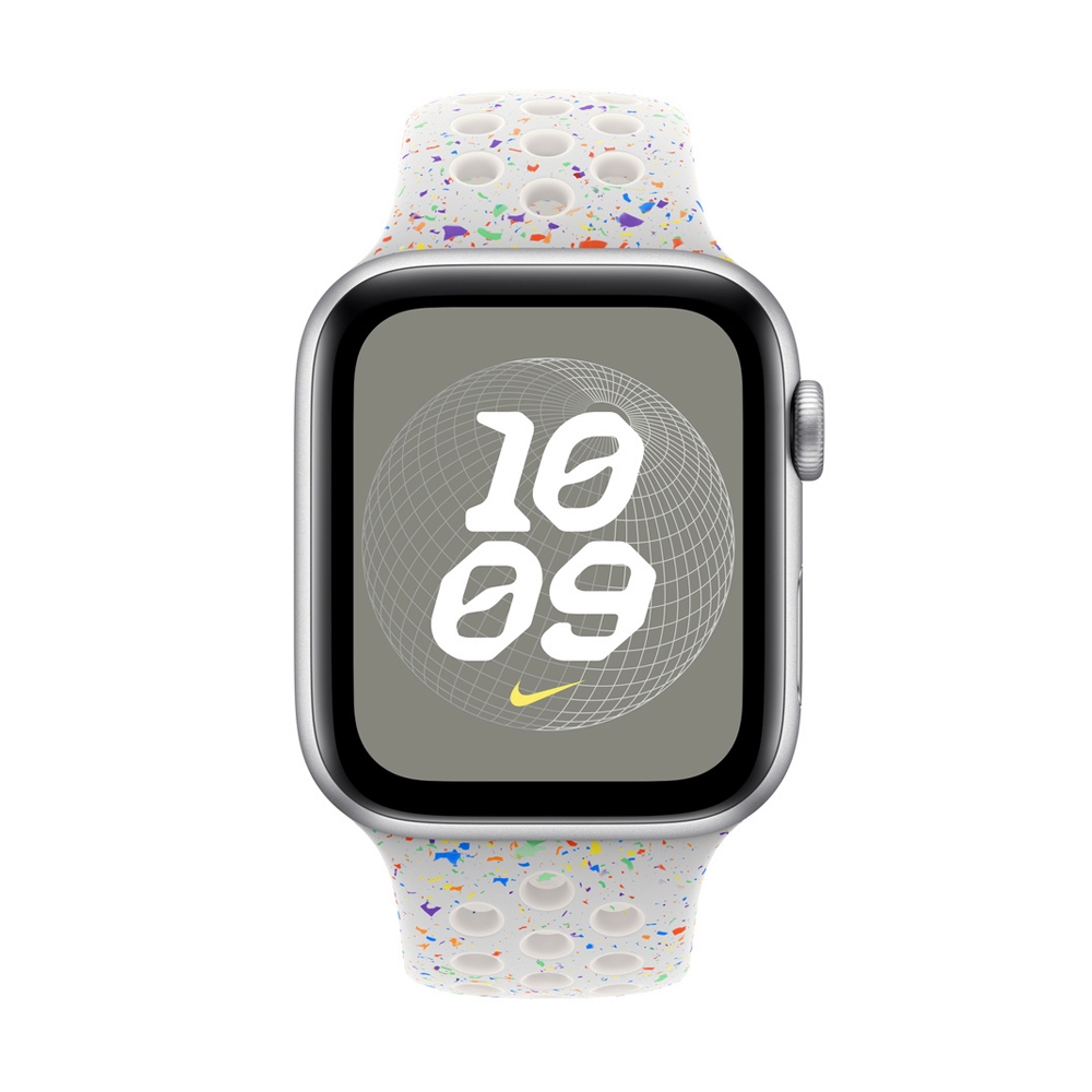 สาย Apple Watch 46mm Pure Platinum Nike Sport Band - S/M (MYL43FE/A)