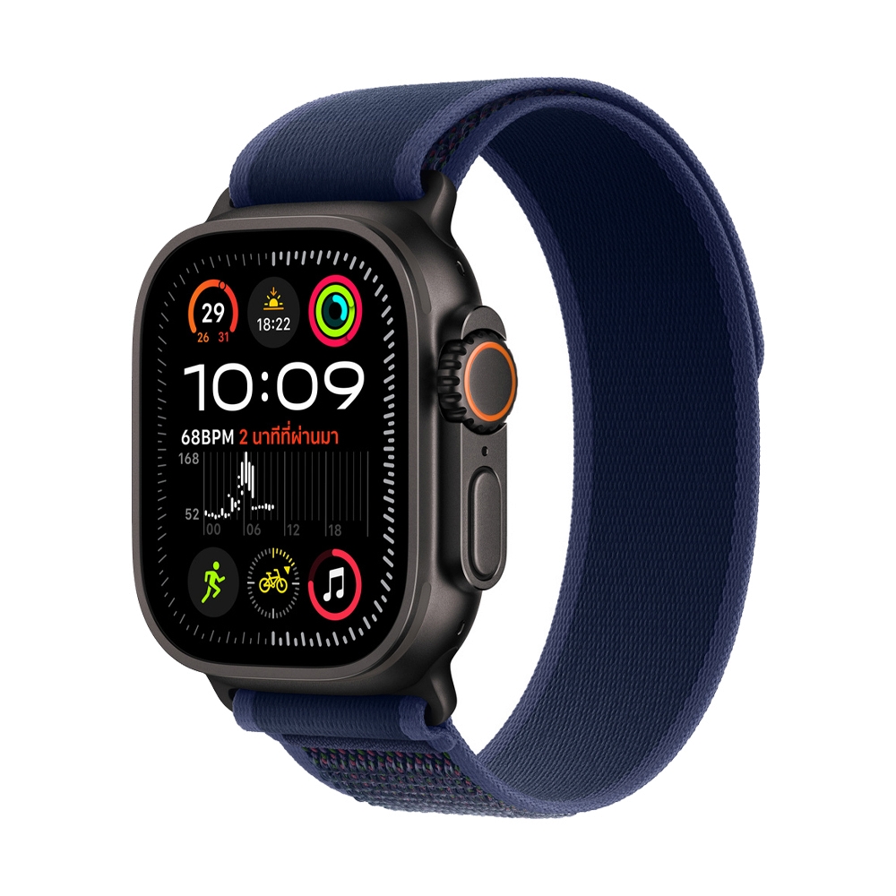 สาย Apple Watch 49mm Blue TrailLoop - S/M Black Titanium Finish (MYQ73FE/A)