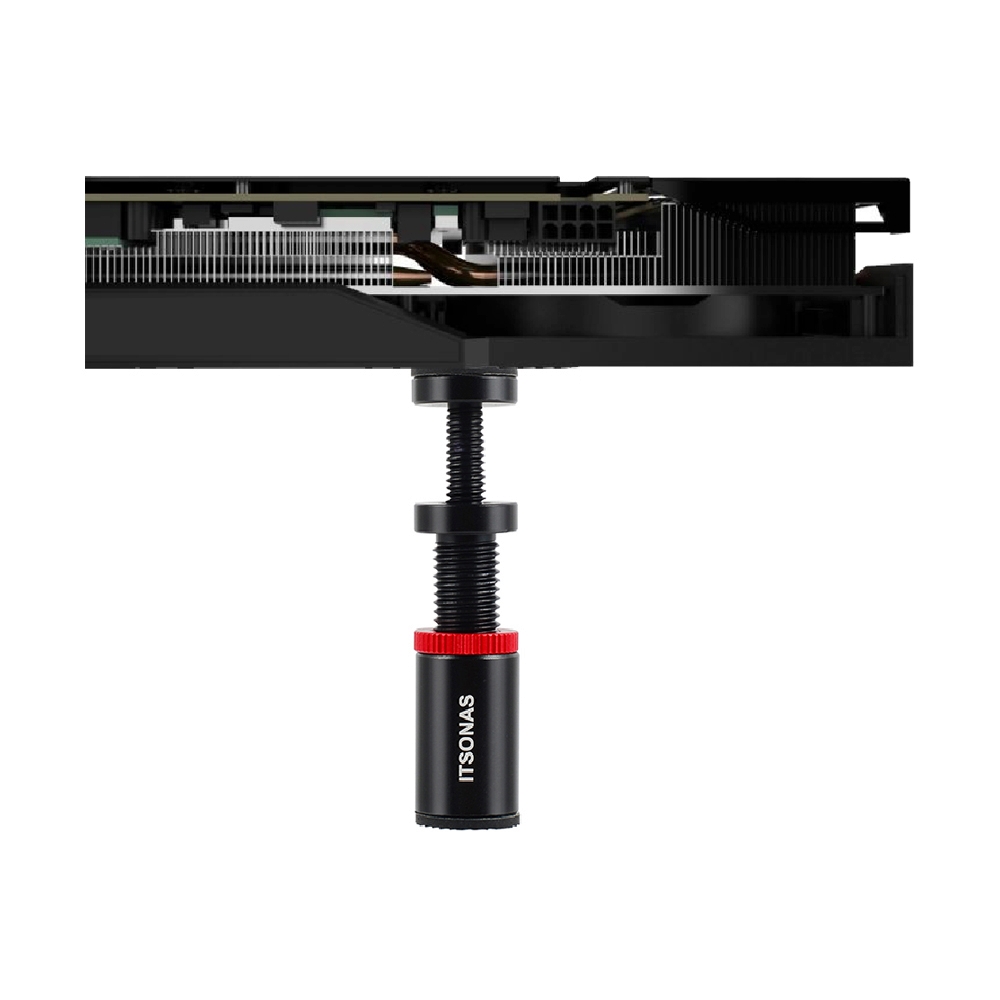ITSONAS GRAPHICS CARD HOLDER STAND BLACK (40-70mm)
