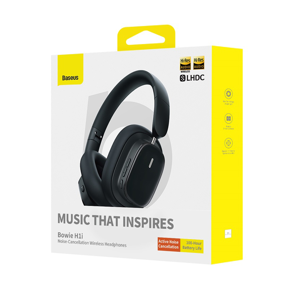 Wireless Headset BASEUS BOWIE H1i Cluster Black