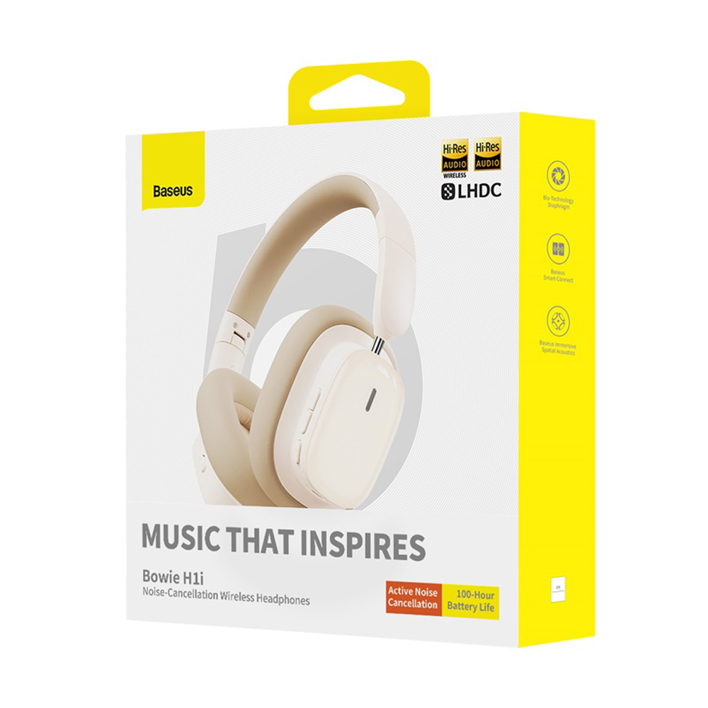 Wireless Headset BASEUS BOWIE H1i Stellar White