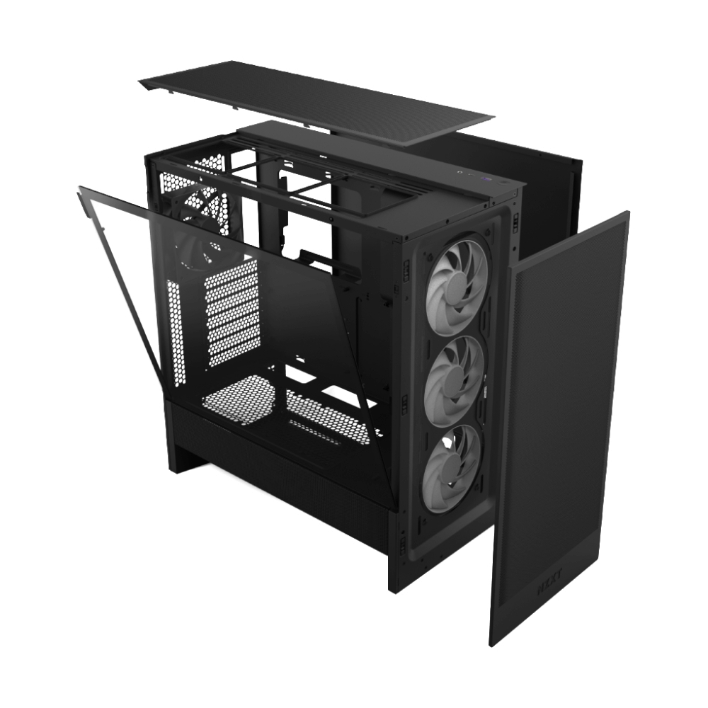 ATX CASE (NP) NZXT H5 FLOW RGB 2024 BLACK