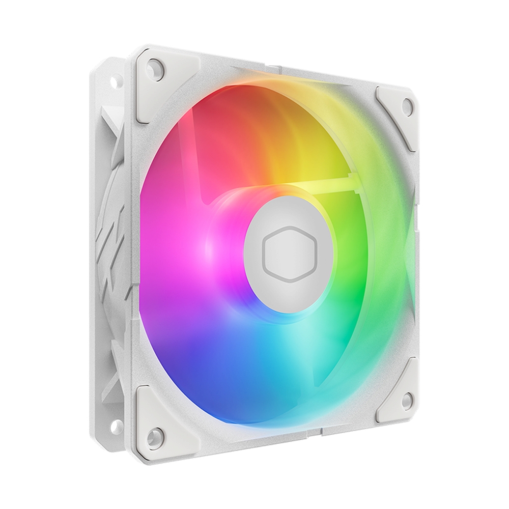 FAN CASE 12CM COOLER MASTER SICKLEFLOW EDGE 120 ARGB (WHITE,PACK 3) (MFX-B2DW-253P2-R2)