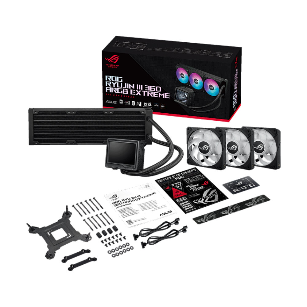 LIQUID COOLING ASUS ROG RYUJIN III 360 ARGB EXTREME BLACK