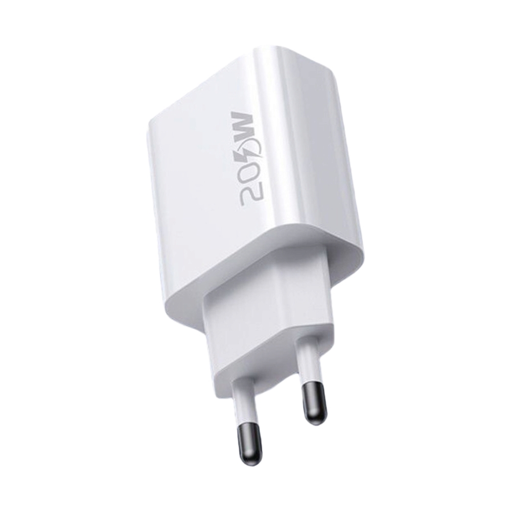 Adapter 1 Type-C Charger+Cable Type-C COMMY (20W/ADD2001X) White