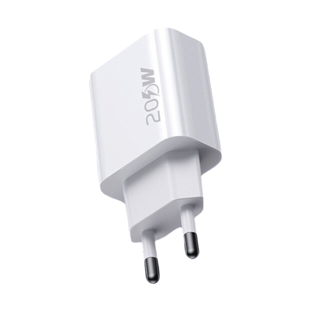 Adapter 1 Type-C Charger+Cable Type-C COMMY (20W/ADD2001X) White